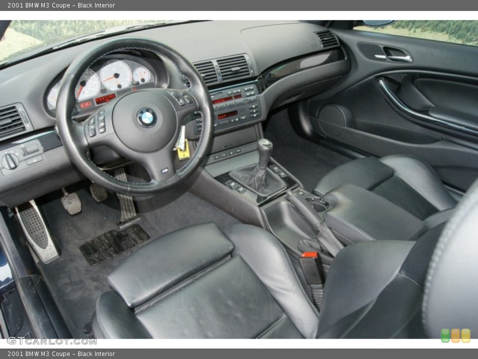 Black Interior Prime Interior for the 2001 BMW M3 Coupe #60573846