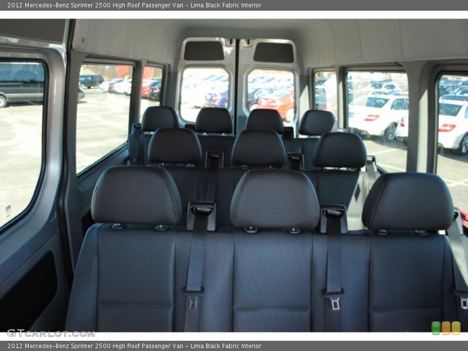 Lima Black Fabric Interior Photo for the 2012 Mercedes-Benz Sprinter 2500 High Roof Passenger Van #60573916