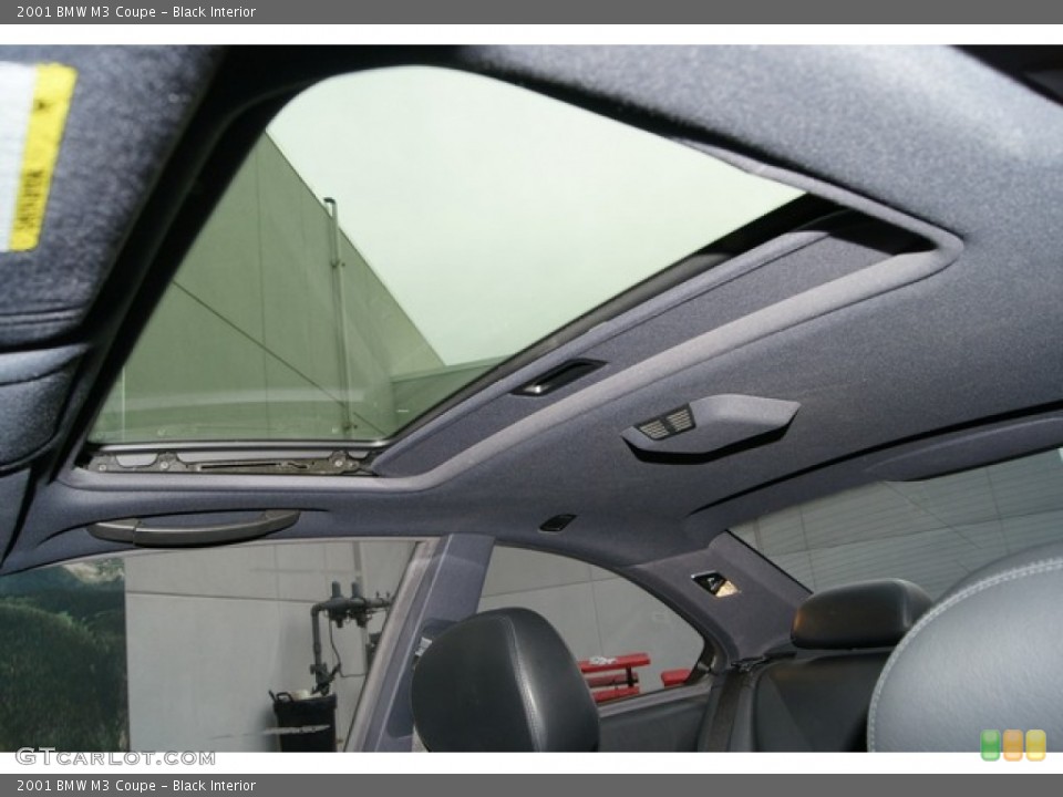 Black Interior Sunroof for the 2001 BMW M3 Coupe #60573949