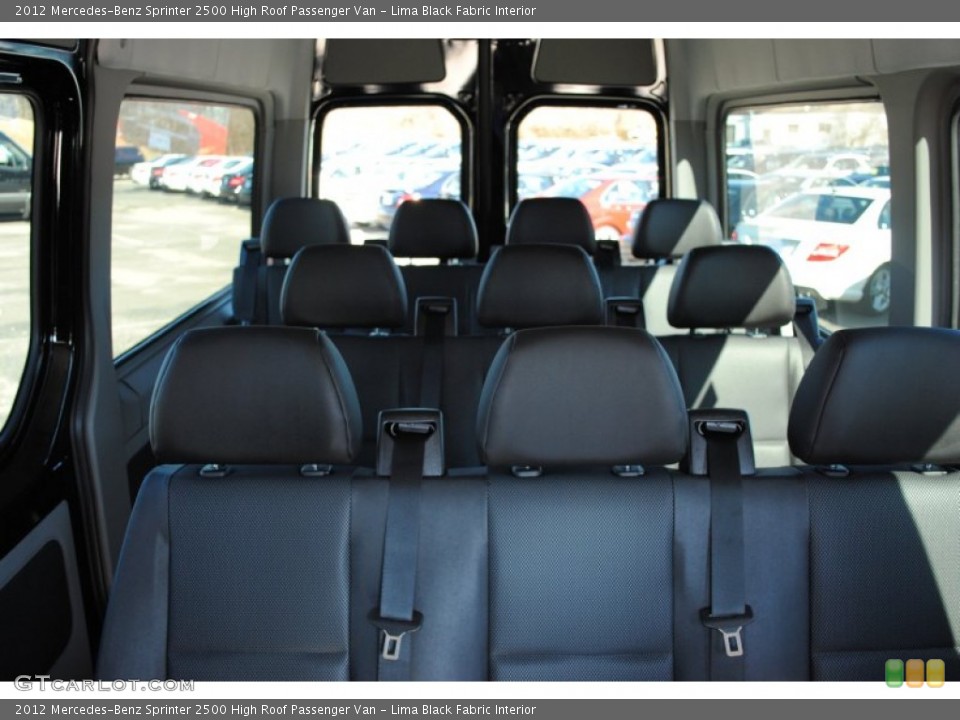 Lima Black Fabric Interior Photo for the 2012 Mercedes-Benz Sprinter 2500 High Roof Passenger Van #60574711