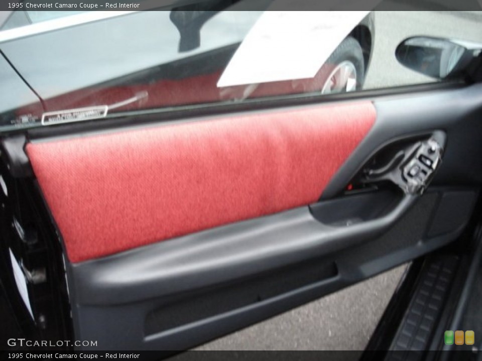 Red Interior Door Panel for the 1995 Chevrolet Camaro Coupe #60575227