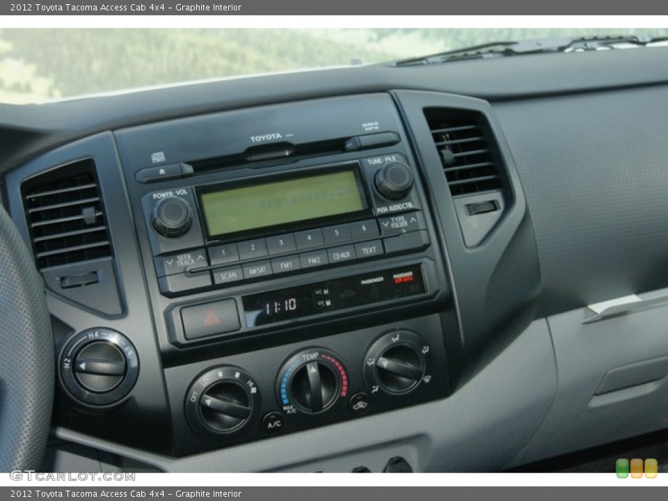 Graphite Interior Controls for the 2012 Toyota Tacoma Access Cab 4x4 #60575614