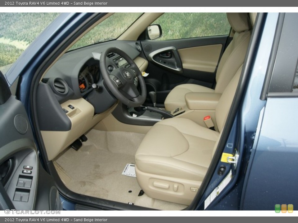 Sand Beige Interior Photo for the 2012 Toyota RAV4 V6 Limited 4WD #60576446