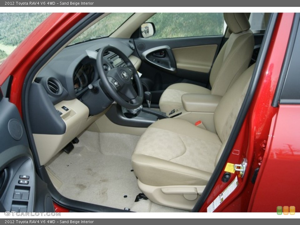 Sand Beige Interior Photo for the 2012 Toyota RAV4 V6 4WD #60576619