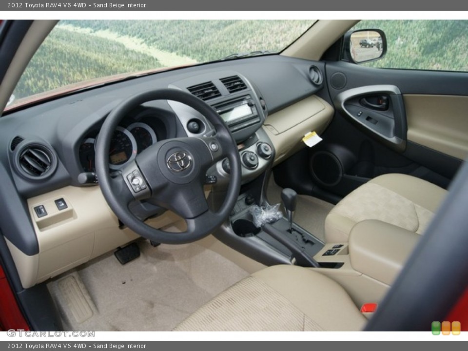 Sand Beige Interior Photo for the 2012 Toyota RAV4 V6 4WD #60576640