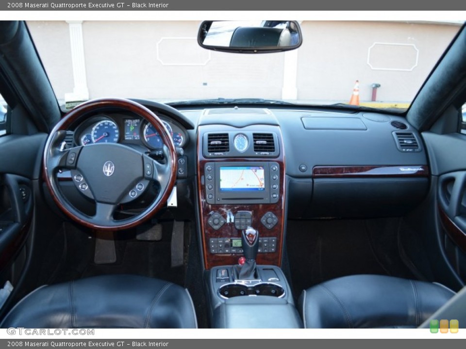 Black Interior Dashboard for the 2008 Maserati Quattroporte Executive GT #60578588