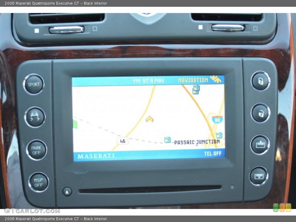 Black Interior Navigation for the 2008 Maserati Quattroporte Executive GT #60578620
