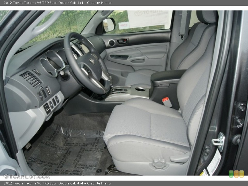 Graphite Interior Photo for the 2012 Toyota Tacoma V6 TRD Sport Double Cab 4x4 #60578794