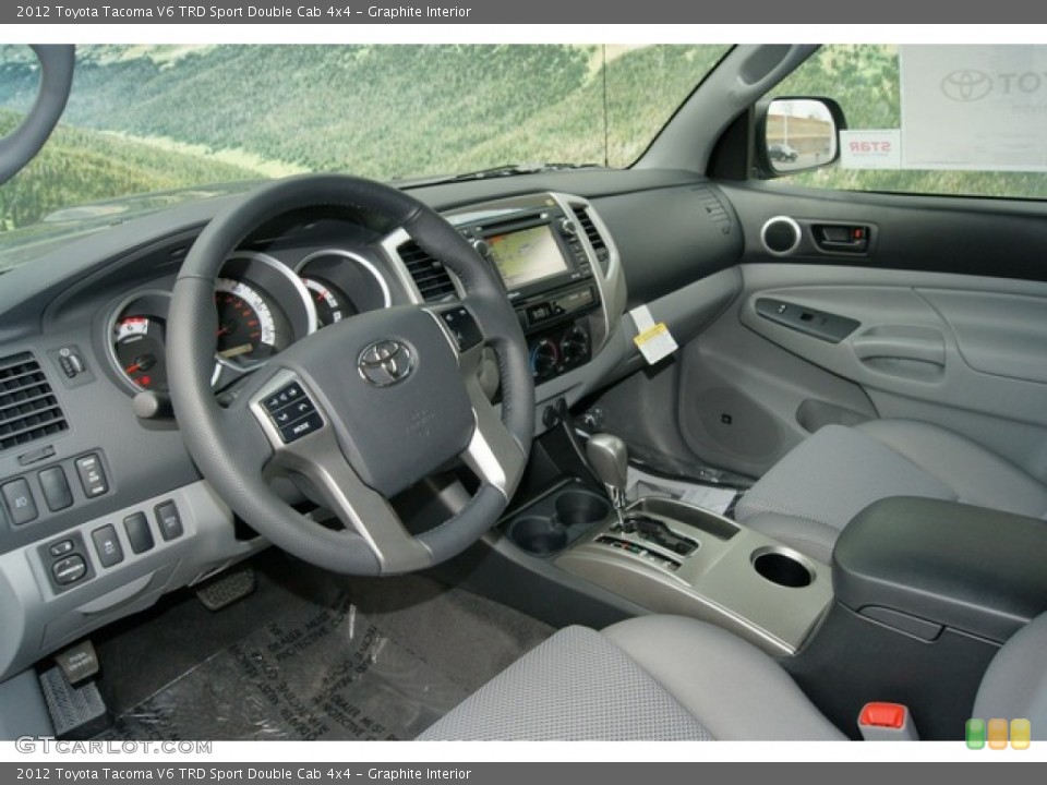 Graphite Interior Photo for the 2012 Toyota Tacoma V6 TRD Sport Double Cab 4x4 #60578803