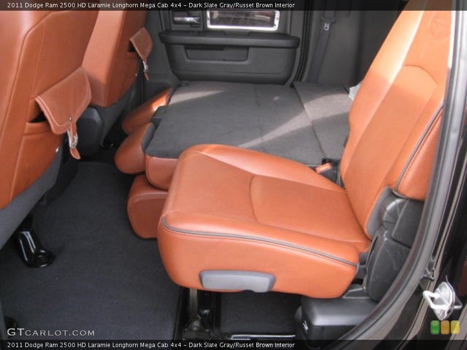 Dark Slate Gray/Russet Brown Interior Photo for the 2011 Dodge Ram 2500 HD Laramie Longhorn Mega Cab 4x4 #60579382