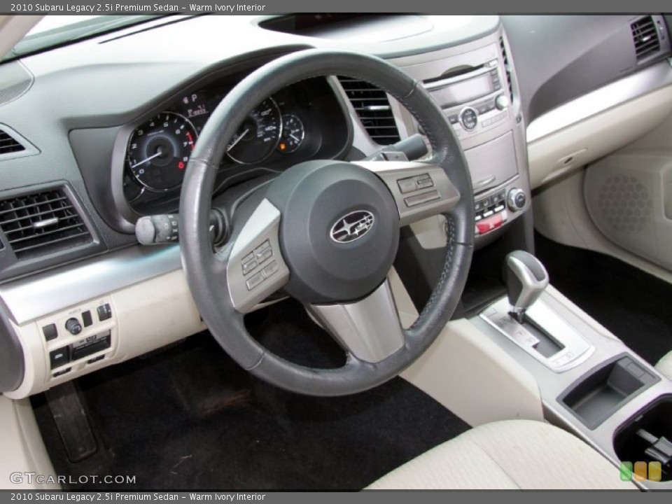 Warm Ivory Interior Photo for the 2010 Subaru Legacy 2.5i Premium Sedan #60582955