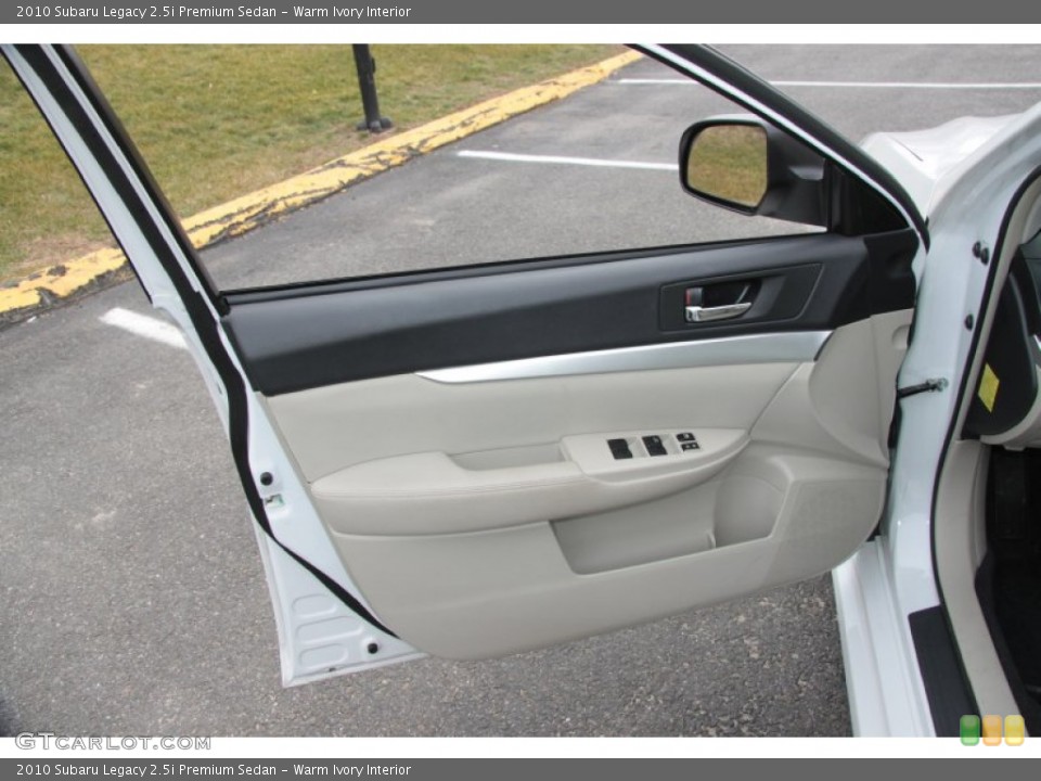 Warm Ivory Interior Door Panel for the 2010 Subaru Legacy 2.5i Premium Sedan #60582991