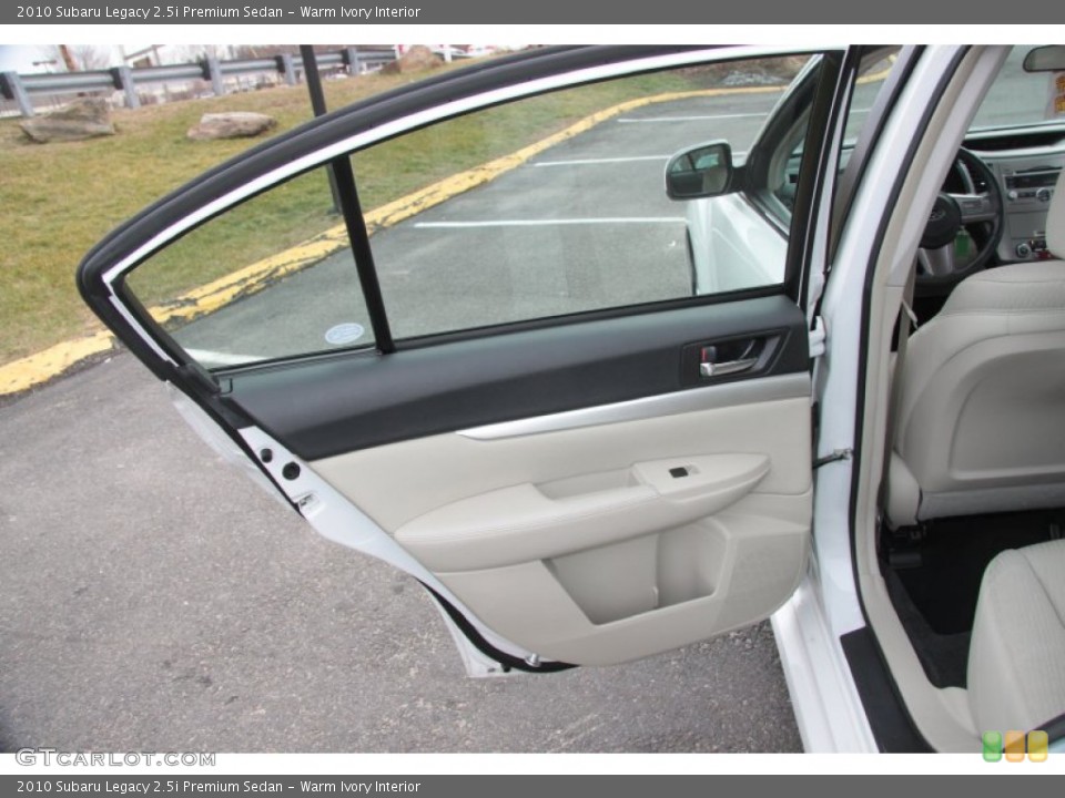 Warm Ivory Interior Door Panel for the 2010 Subaru Legacy 2.5i Premium Sedan #60583000