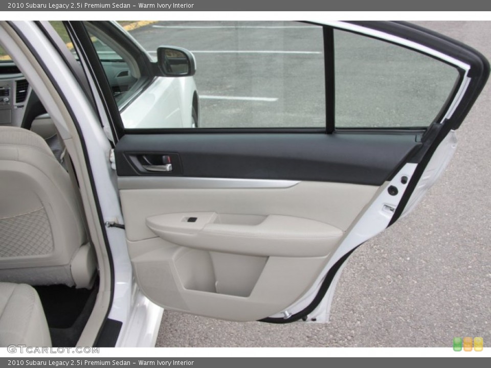 Warm Ivory Interior Door Panel for the 2010 Subaru Legacy 2.5i Premium Sedan #60583007