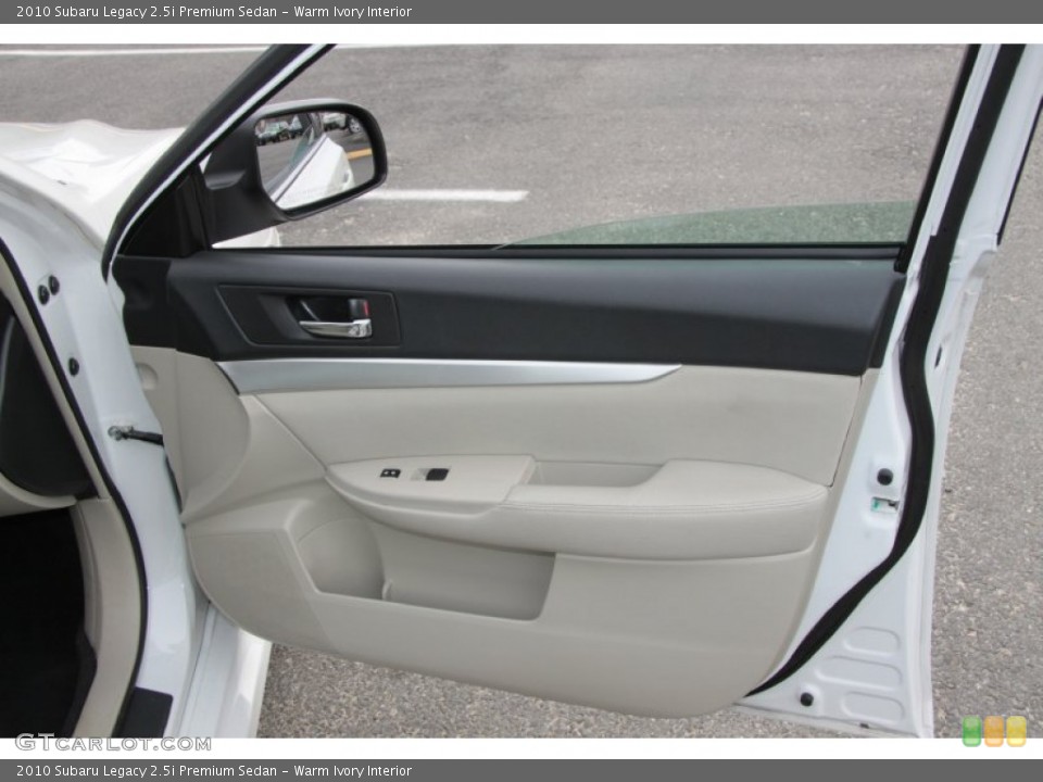 Warm Ivory Interior Door Panel for the 2010 Subaru Legacy 2.5i Premium Sedan #60583017