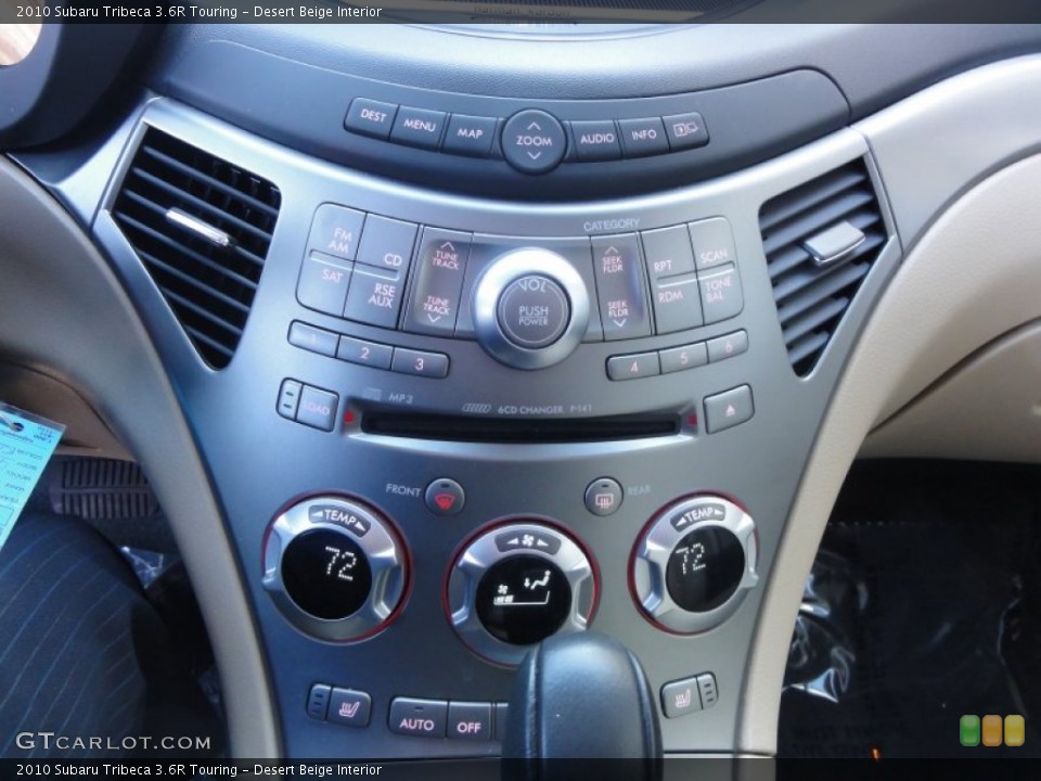 Desert Beige Interior Controls for the 2010 Subaru Tribeca 3.6R Touring #60588017