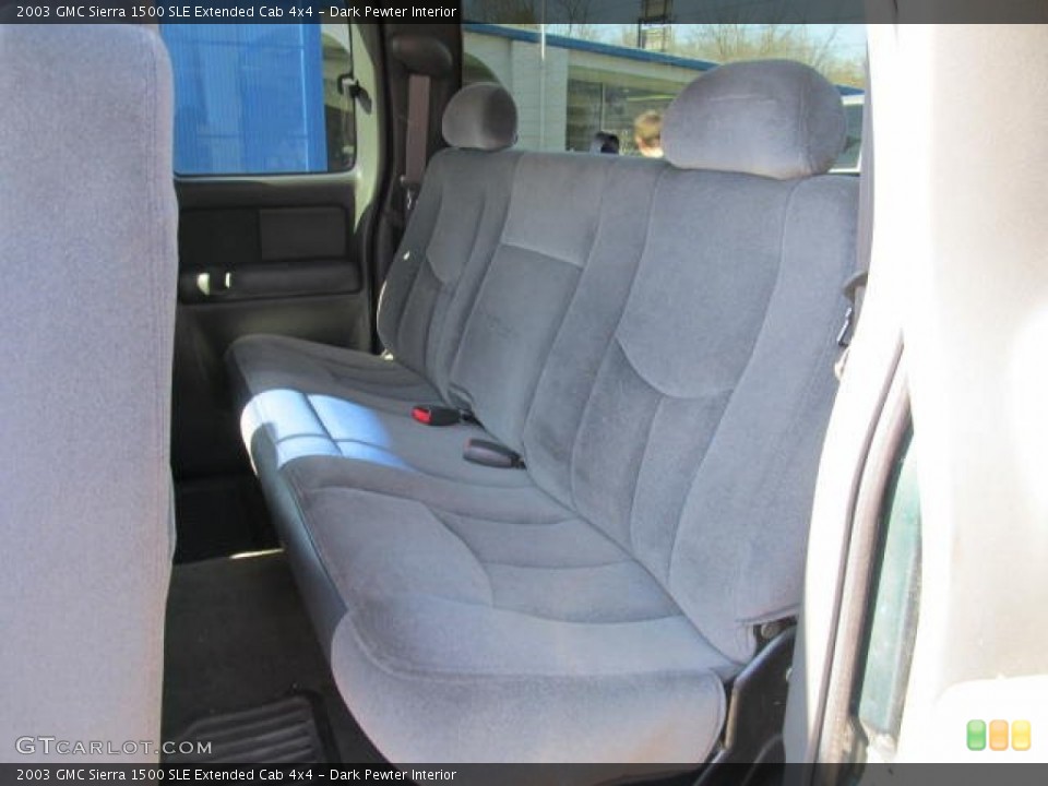 Dark Pewter Interior Photo for the 2003 GMC Sierra 1500 SLE Extended Cab 4x4 #60588031