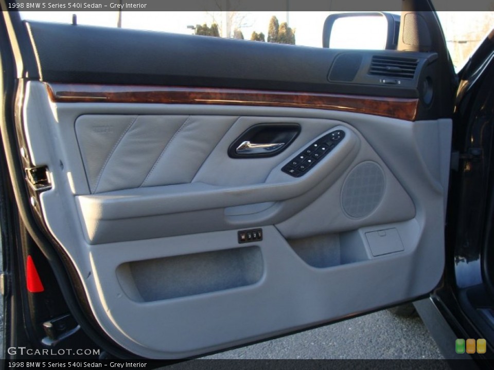 Grey Interior Door Panel for the 1998 BMW 5 Series 540i Sedan #60591334