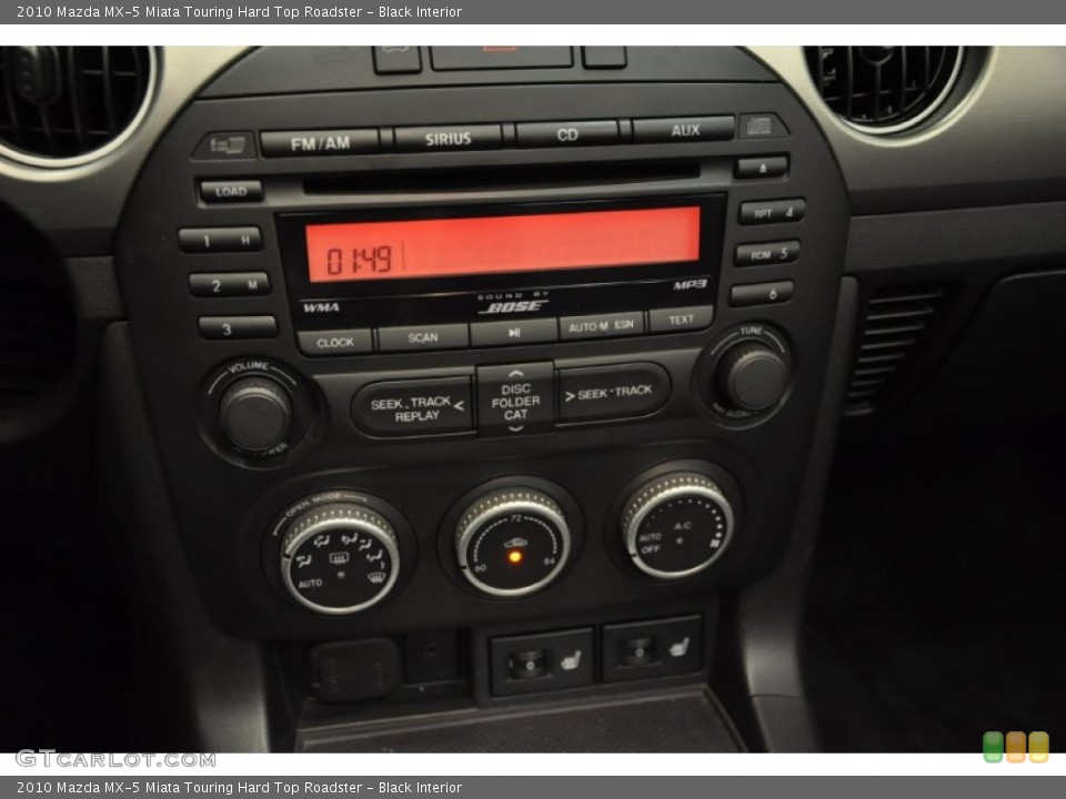 Black Interior Controls for the 2010 Mazda MX-5 Miata Touring Hard Top Roadster #60594840