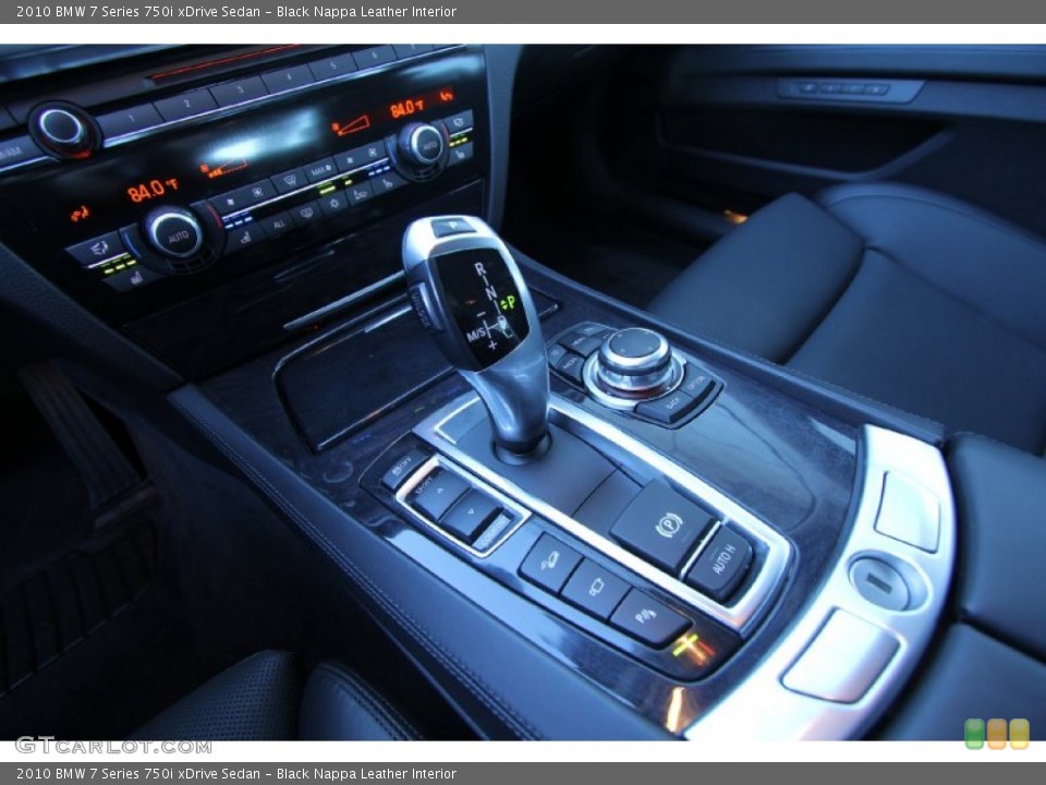 Black Nappa Leather Interior Transmission for the 2010 BMW 7 Series 750i xDrive Sedan #60595798