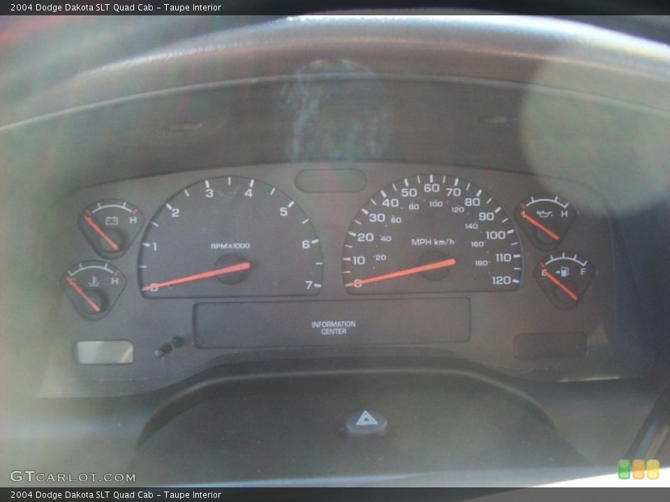 Taupe Interior Gauges for the 2004 Dodge Dakota SLT Quad Cab #60598850