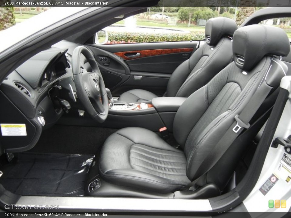 Black Interior Photo for the 2009 Mercedes-Benz SL 63 AMG Roadster #60599085