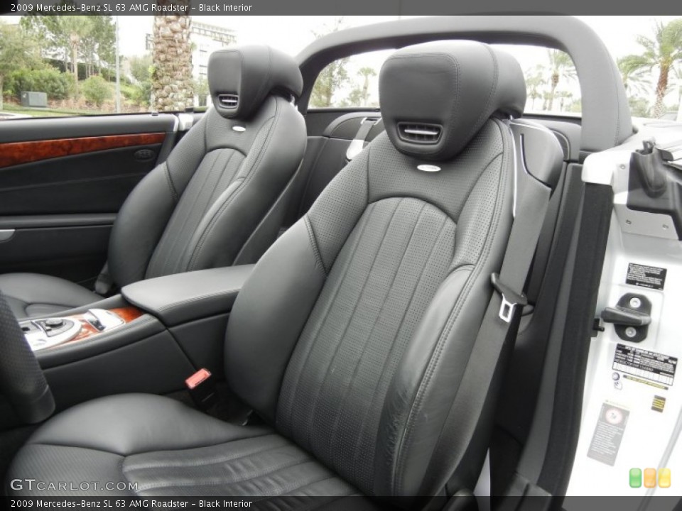 Black Interior Photo for the 2009 Mercedes-Benz SL 63 AMG Roadster #60599095