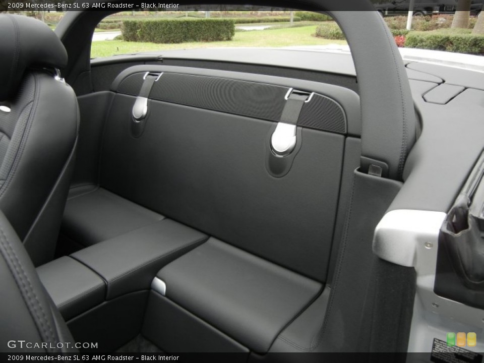 Black Interior Photo for the 2009 Mercedes-Benz SL 63 AMG Roadster #60599136