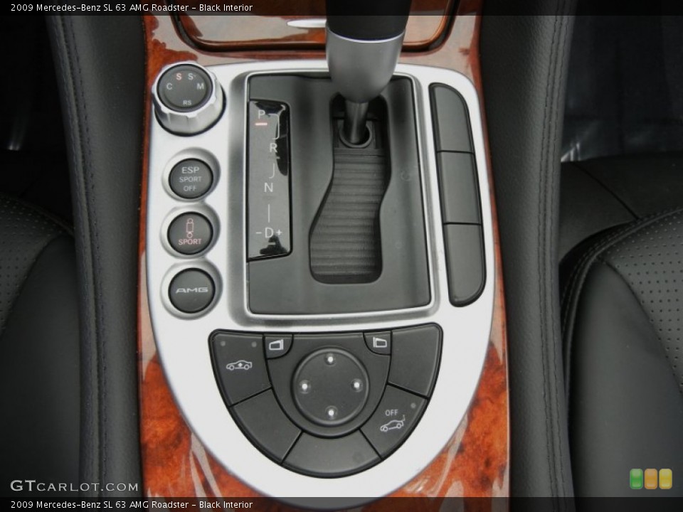 Black Interior Controls for the 2009 Mercedes-Benz SL 63 AMG Roadster #60599219