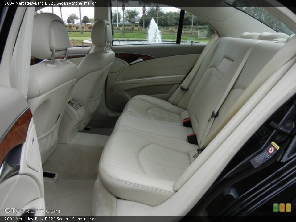 Stone Interior Rear Seat for the 2004 Mercedes-Benz E 320 Sedan #60599739