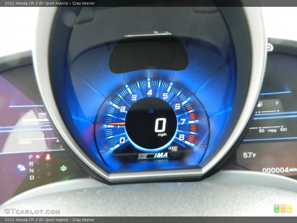 Gray Interior Gauges for the 2012 Honda CR-Z EX Sport Hybrid #60604358