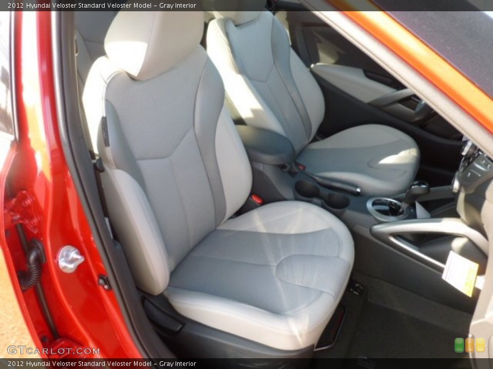 Gray Interior Photo for the 2012 Hyundai Veloster  #60607643