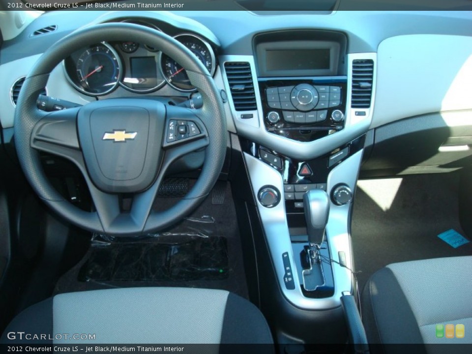 Jet Black/Medium Titanium Interior Dashboard for the 2012 Chevrolet Cruze LS #60612845