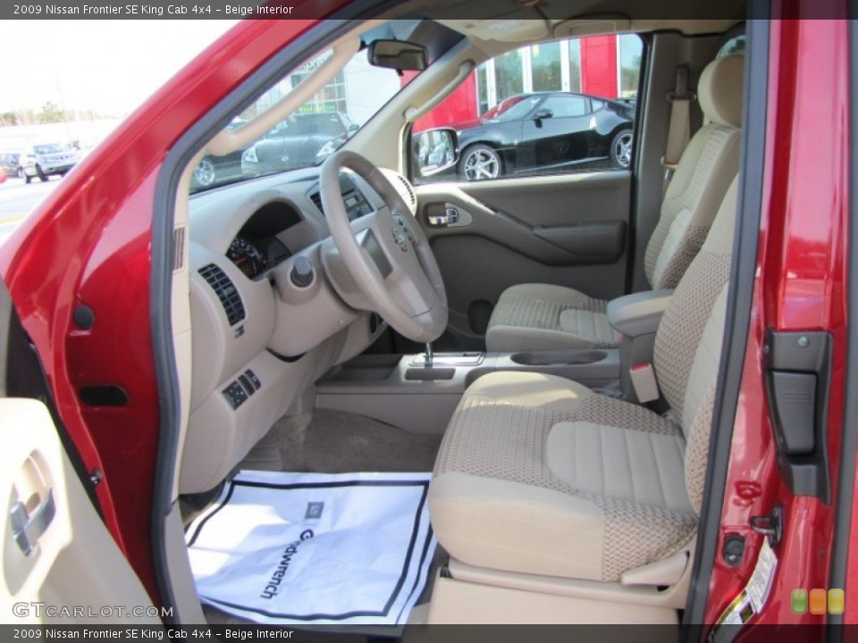 Beige Interior Photo for the 2009 Nissan Frontier SE King Cab 4x4 #60615410