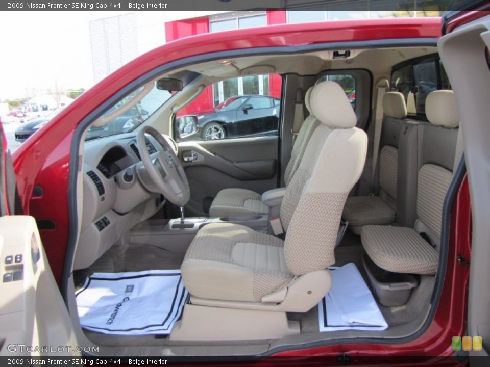 Beige Interior Photo for the 2009 Nissan Frontier SE King Cab 4x4 #60615422