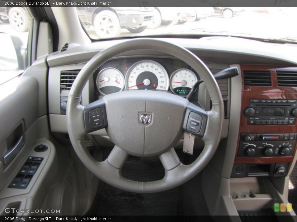 Dark Khaki/Light Khaki Interior Steering Wheel for the 2006 Dodge Durango SLT #60615596