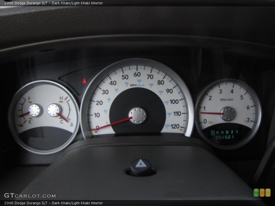 Dark Khaki/Light Khaki Interior Gauges for the 2006 Dodge Durango SLT #60615602