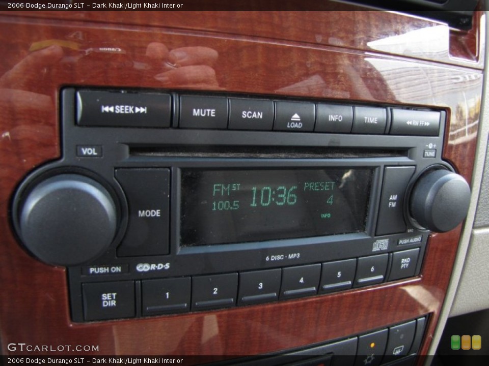 Dark Khaki/Light Khaki Interior Audio System for the 2006 Dodge Durango SLT #60615608