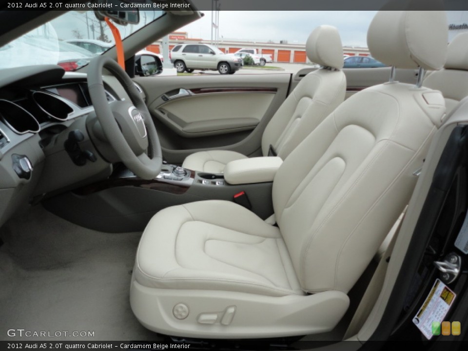 Cardamom Beige Interior Photo for the 2012 Audi A5 2.0T quattro Cabriolet #60616619