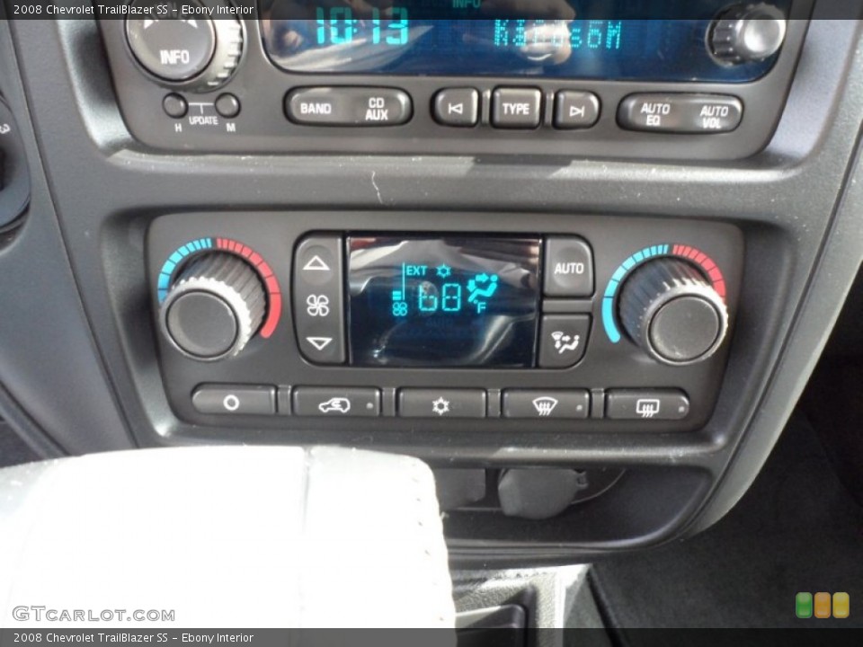Ebony Interior Controls for the 2008 Chevrolet TrailBlazer SS #60620005
