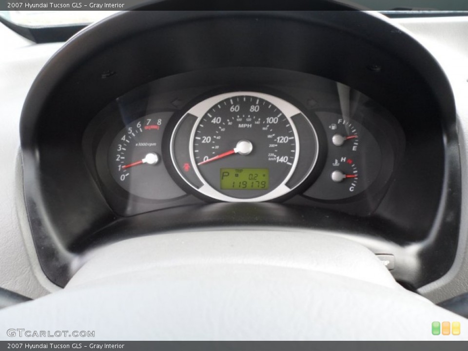 Gray Interior Gauges for the 2007 Hyundai Tucson GLS #60620324