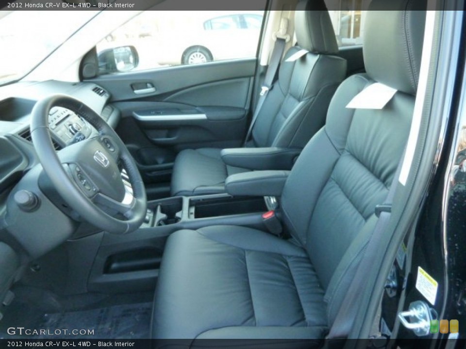 Black Interior Photo for the 2012 Honda CR-V EX-L 4WD #60621605