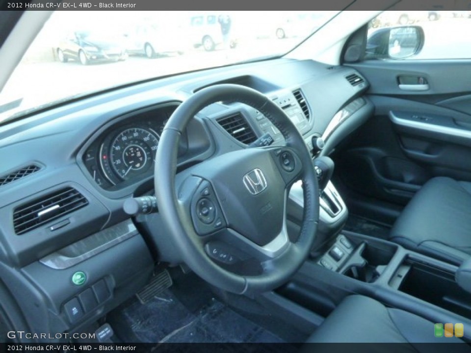 Black Interior Photo for the 2012 Honda CR-V EX-L 4WD #60621632