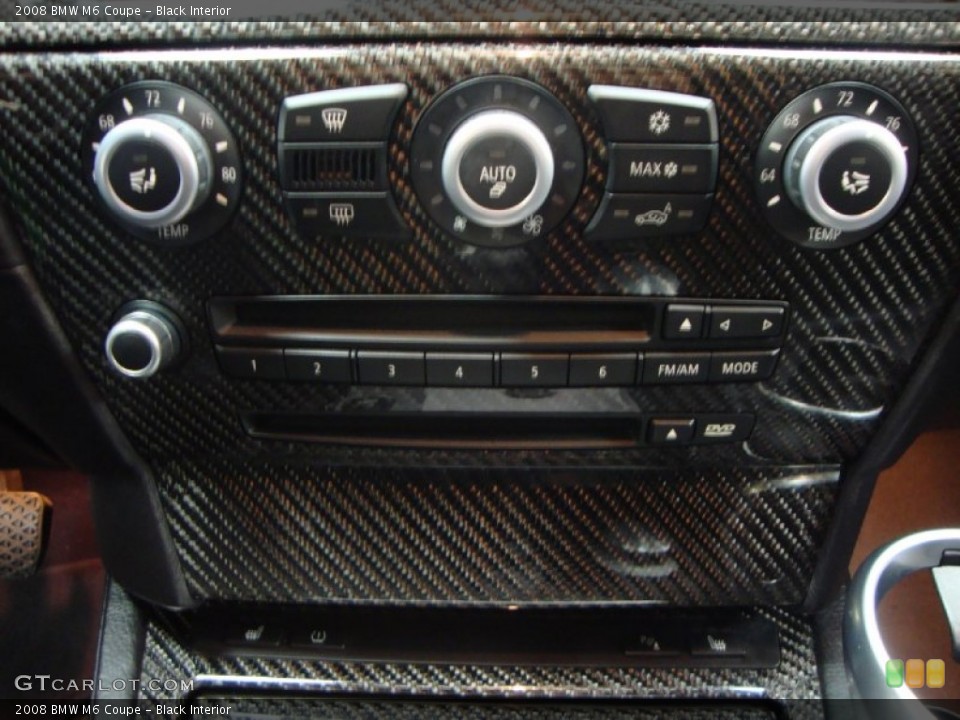 Black Interior Controls for the 2008 BMW M6 Coupe #60622655