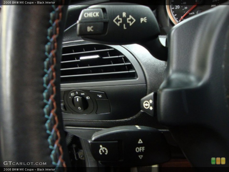 Black Interior Controls for the 2008 BMW M6 Coupe #60622703