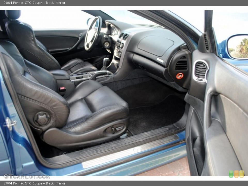 Black Interior Photo for the 2004 Pontiac GTO Coupe #60623726