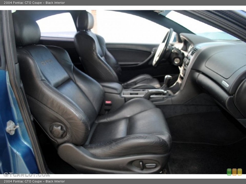 Black Interior Photo for the 2004 Pontiac GTO Coupe #60623732