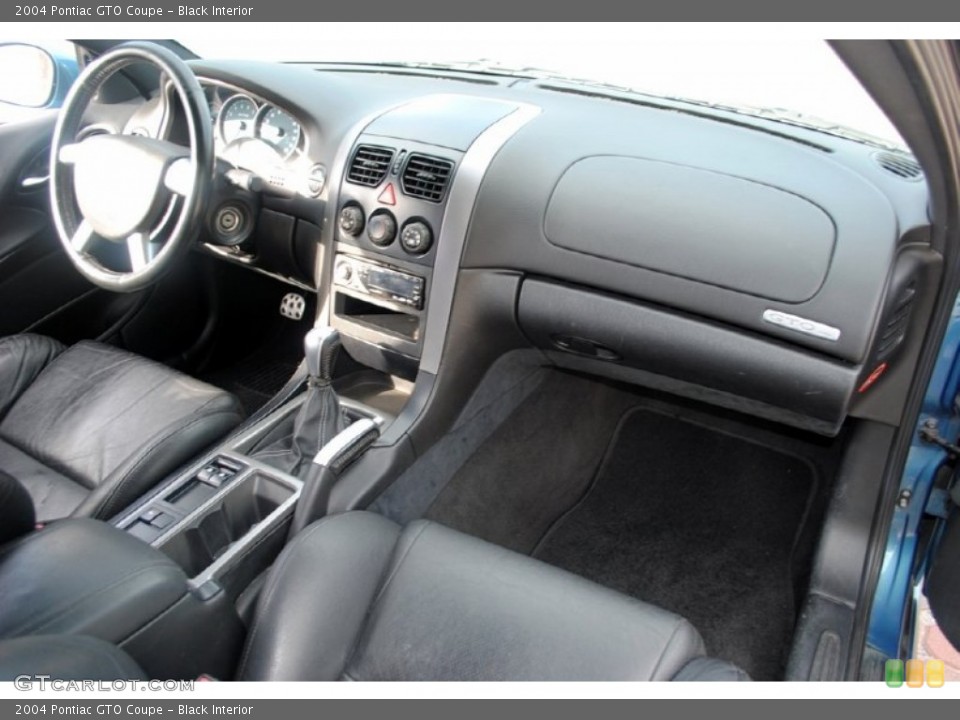 Black Interior Dashboard for the 2004 Pontiac GTO Coupe #60623744