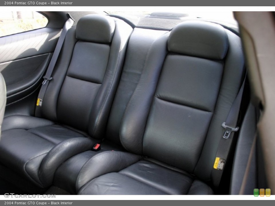 Black Interior Rear Seat for the 2004 Pontiac GTO Coupe #60623759