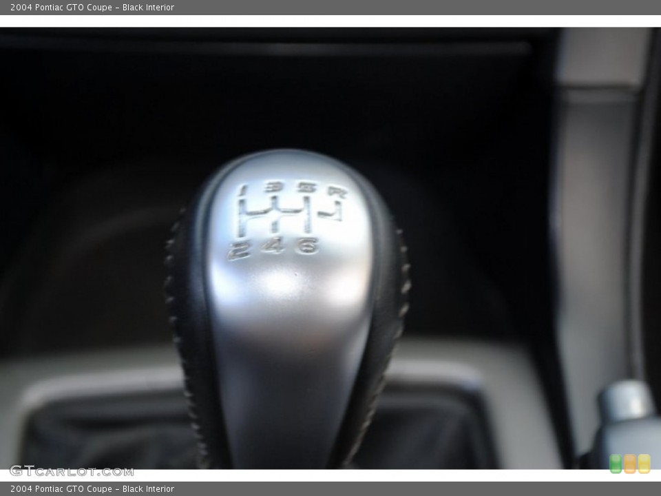 Black Interior Transmission for the 2004 Pontiac GTO Coupe #60623786